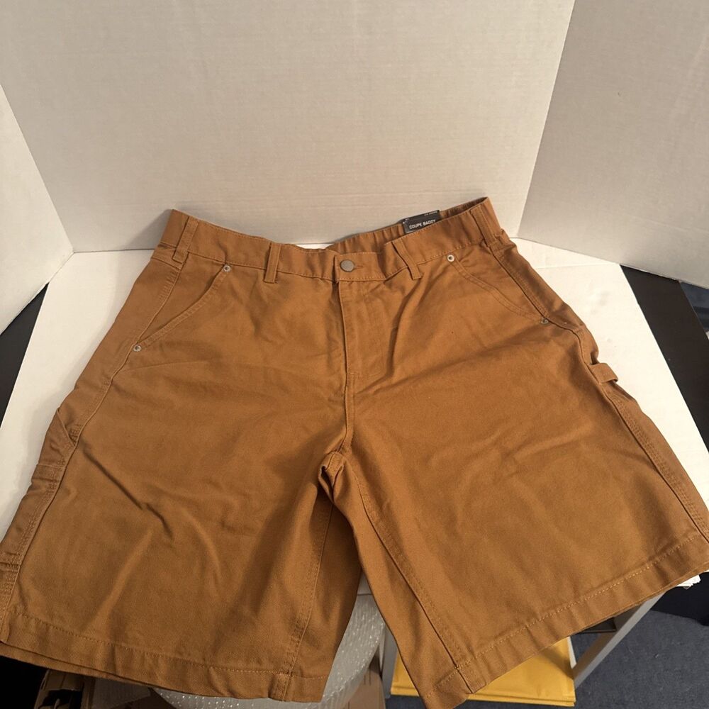 Men’s LCKR Cargo Shorts Baggy Fit Size Large Brown Brand New NWT